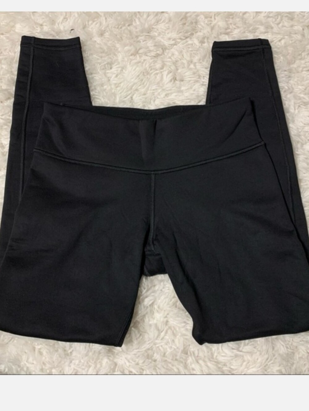 Athleta Black fleece lined leggings, Xsmall